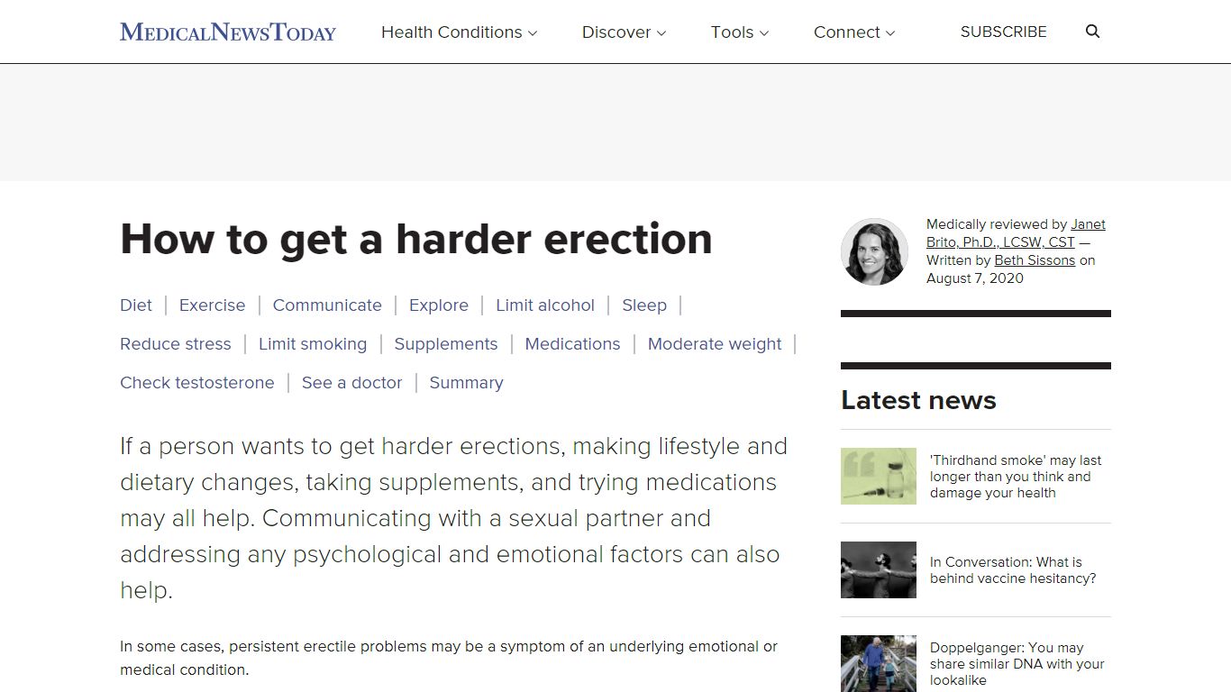 13 ways to get a harder erection: Tips and suggestions - Medical News Today