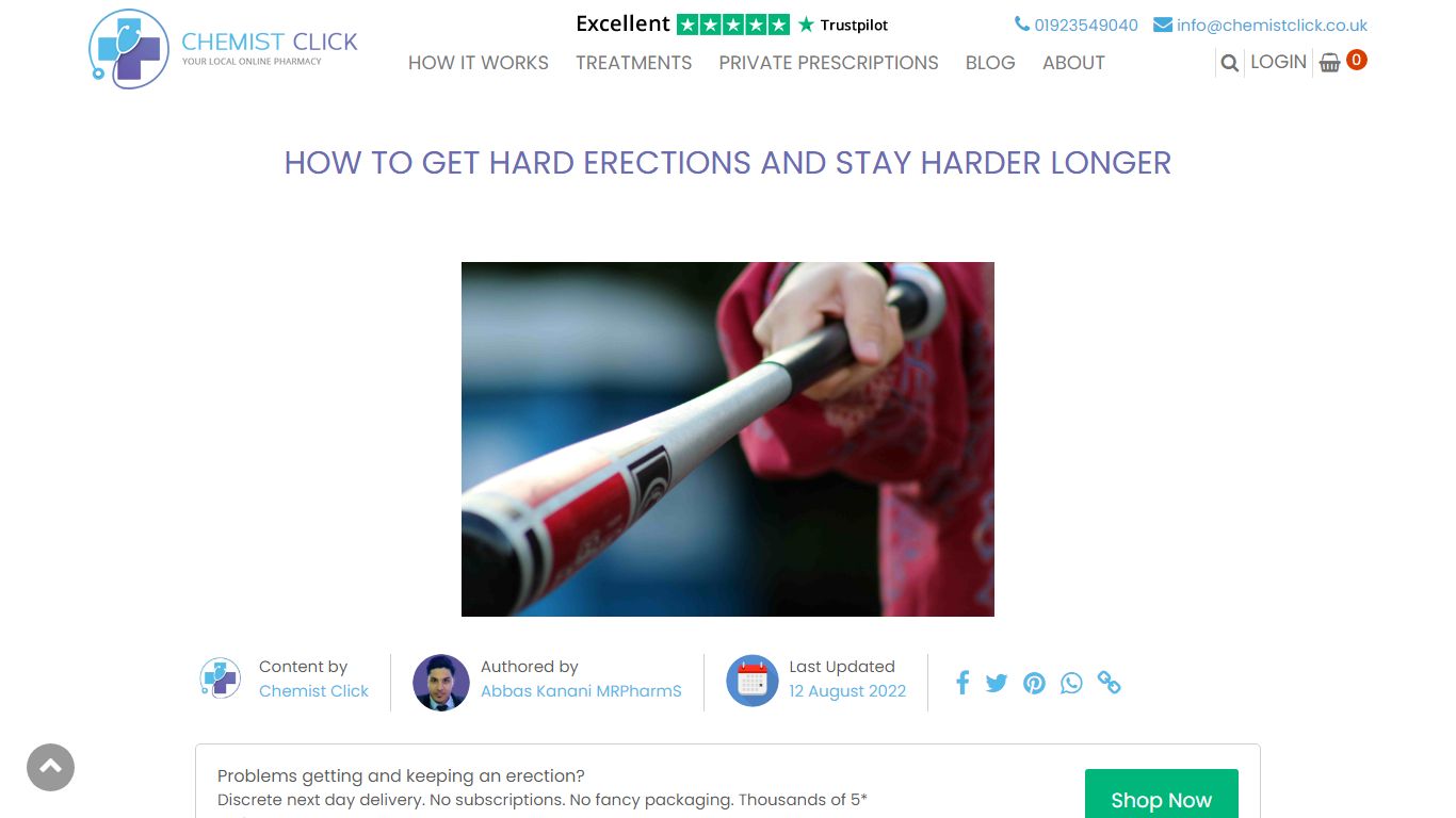 How to get hard erections and stay harder longer - Chemist Click